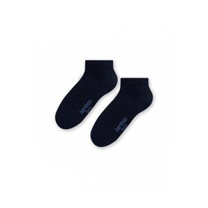 Steven Natural Bambus art.094 Kotníkové ponožky, 44-46, modrá