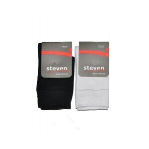 Steven art.001 Chlapecké ponožky, 35-37, černá
