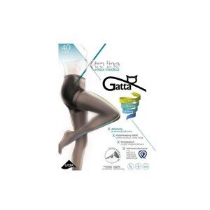 Gatta Body Relax Medica 40 den punčochové kalhoty, 4-L, grafitová