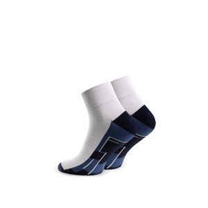 Steven  art.040 Sportovní ponožky, 44-46, modrá