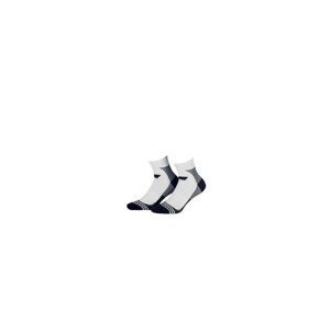 Wola W94.1N4 Ag+ Pánské ponožky, Světle šedá, bílá