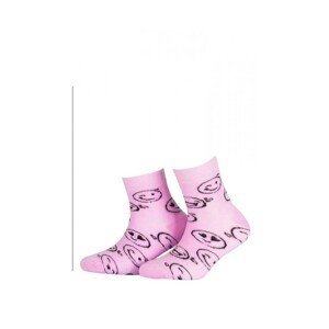 Gatta Cottoline jarní-letní vzorované G24.59N 2-6 let Dívčí ponožky, 24-26, milka