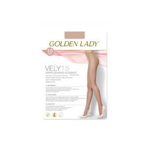 Golden Lady  Vely 15 den punčochové kalhoty, 3-M, melon/odc.beżowego