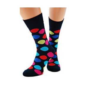 Regina Socks Bamboo 7141 pánské ponožky, 43-46, černá-žlutá