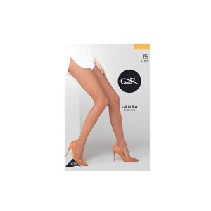 Gatta Laura 15 den 5-XL, 3-Max punčochové kalhoty, 5-XL, inka/odc.brązowego