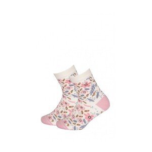 Gatta Cottoline vzorované G34.01N 6-11 let Ponožky, 30-32, pink