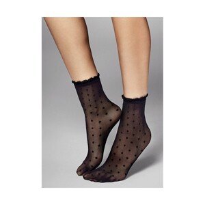 Veneziana Myriam dámské ponožky, UNI, Nero-Grey