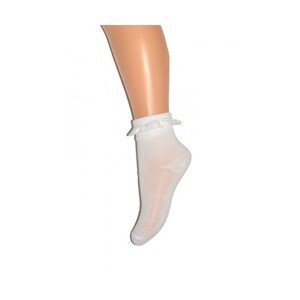 Wola W 1439P hladký 0-2 lat ponožky, 15-17, white/bílá