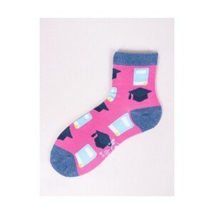 YO! SK-37 School Girl dívčí ponožky, 35-38, mix kolor-mix vzor