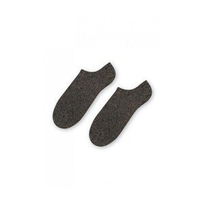 Steven art.100 Bamboo Lurex Kotníkové ponožky, 35-37, černá