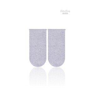 Steven 146 BS Dětské ponožky, 17/19, světlý melanž
