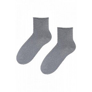 Steven 158 Dámské ponožky, 35/37, Tmavá stříbrná