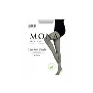 Mona Tina Soft Touch 40 den 5 XL Punčochové kalhoty, 5-XL, total eclipse