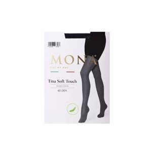 Mona Tina Soft Touch 60 den Punčochové kalhoty, 2-S, black coffee