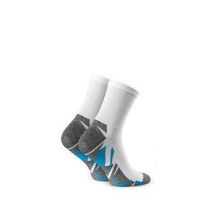 Steven art.022 Sport Chlapecké ponožky, 35-37, šedá světlý melanž