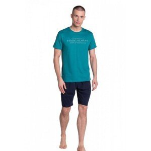 Henderson Deal 38880-77X Pánské pyžamo, L, Zeleno-Modrá