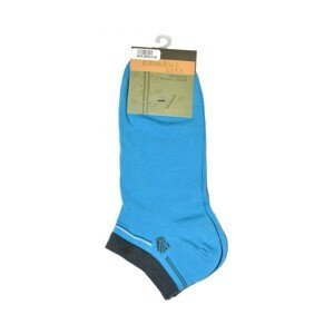 WiK 16431 Bambus Soxx Pánské kotníkové ponožky, 43-46, modrá
