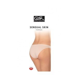 Gatta 41645 Tanga Sensual Skin Kalhotky, L, černá