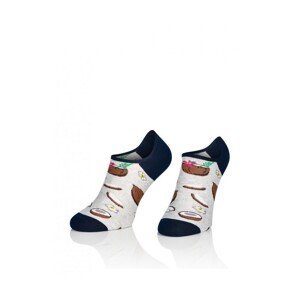Intenso 037 Luxury Soft Cotton Unisex Kotníkové ponožky, 38-40, tyrkysová