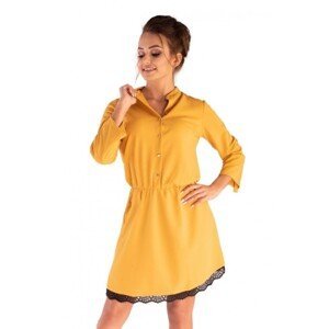 Merribel Jentyna Yellow Šaty, XL, yellow