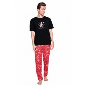Sensis Mike Pánské pyžamo, XL, černá
