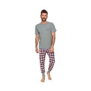 Taro Fedor 2731 Pánské pyžamo, 2XL, šedá
