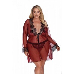 Anais Arabella Župan Plus Size, 3XL/4XL, bordová