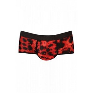 Anais Savage Brief Pánské boxerky hipster, XL, červená/vzor