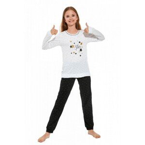 Cornette Kids Girl 958/156 Star 86-128 Dívčí pyžamo, 110-116, bílá