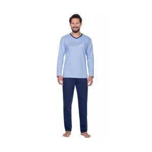 Regina 428 Pánské pyžamo plus size, XXL, tyrkysová