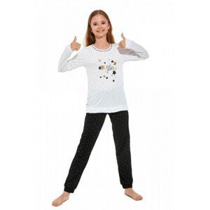 Cornette Star 958/156 Dívčí pyžamo, 110/116, bílá