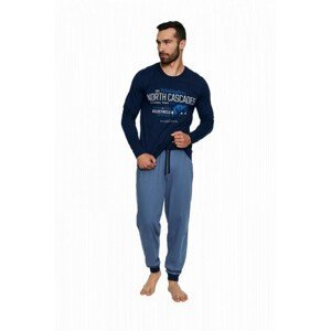Henderson Beast 40034-59X Pánské pyžamo, M, modro-modrá
