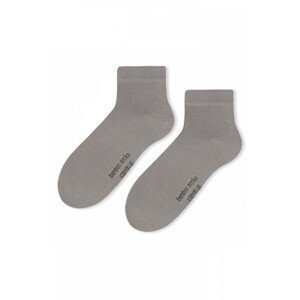 Steven 028-003 šedé Pánské ponožky, 44/46, šedá