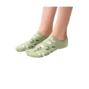 Steven 017-001 zelené Dámské kotníkové ponožky, 35/37, zelená