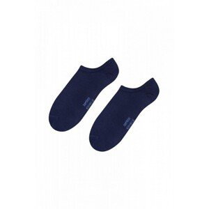 Steven 094-009 tmavě modré Pánské kotníkové ponožky, 38/40, modrá