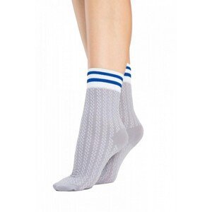 Fiore Player 80 Den Grey-Cobalt Dámské ponožky, UNI, grey-cobalt