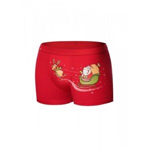 Cornette Santa's Sleigh 007/67 Red Pánské boxerky, XXL, red