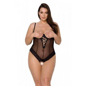 Passion North Body Plus Size, 4XL/5XL, černá