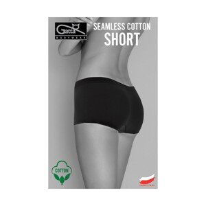 Gatta Seamless Cotton Short 1636S dámské kalhotky, S, black/černá