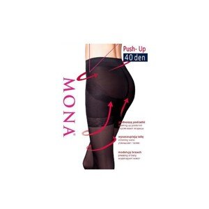 Mona Push-Up 40 den plus  punčochové kalhoty, 5-XL, daino/odc.beżowego