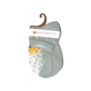 Magnetis 13531 Emotka Kotníkové ponožky, UNI, béžová