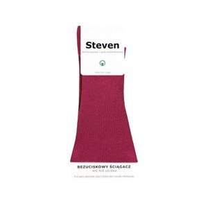 Steven beztlakové 018 bordové Dámské ponožky, 35/38, bordová