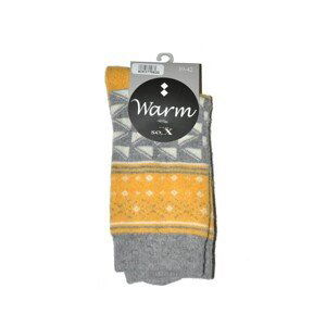 WiK 37756 Warm Dámské ponožky, 35-38, mix kolor-mix vzor