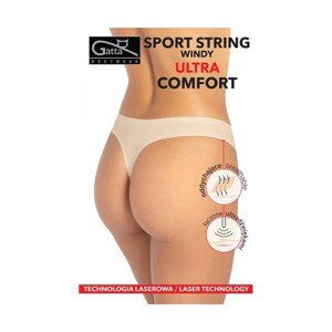 Gatta 41669 Sport String Windy Ultra Comfort Tanga, L, Beige