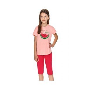 Taro Valentina 2710 růžové Dívčí pyžamo, 122, růžová