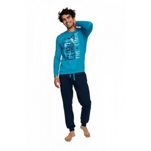 Henderson Block 40023-55X Pánské pyžamo, XXL, modro-modrá