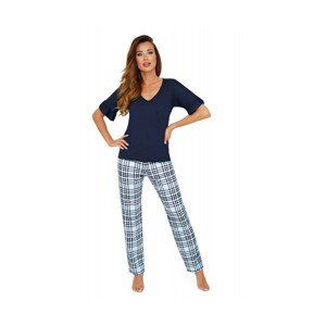 Donna Loretta tmavě modrá dlouhé kalhoty Dámské pyžamo, 42/XL,