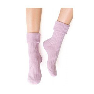 Steven 067 liliové Ponožky na spaní, 35/37, Liliowy