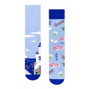 More Santorini 079-A069 modré Pánské ponožky, 39/42, modrá