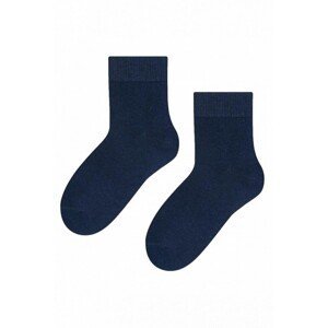 Steven 146 tmavě modré Dětské ponožky, 32/34, modrá